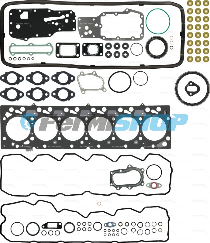 T9001009 sada tesnenia motora Iveco Eurocargo Tector E6 mot. F4AFE 6-valec