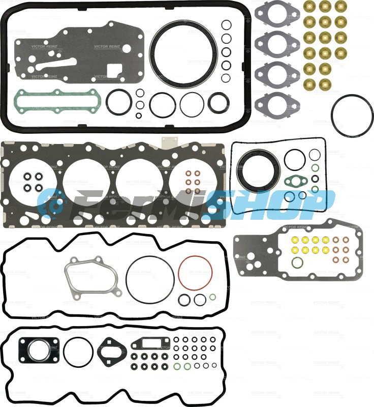 T891590 sada tesnenia motora 4-valec Iveco Eurocargo Tector E4  mot. F4AE3481