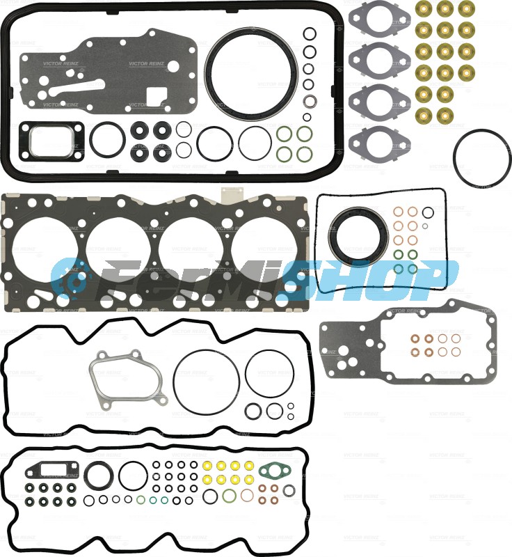 T890510 sada tesnenia motora 4-valec Iveco Eurocargo Tector 3/4 mot. F4AE0481
