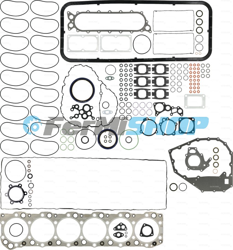T890350 sada tesnenia motora F3BE3681 Iveco Stralis E4/E5 Cursor 13