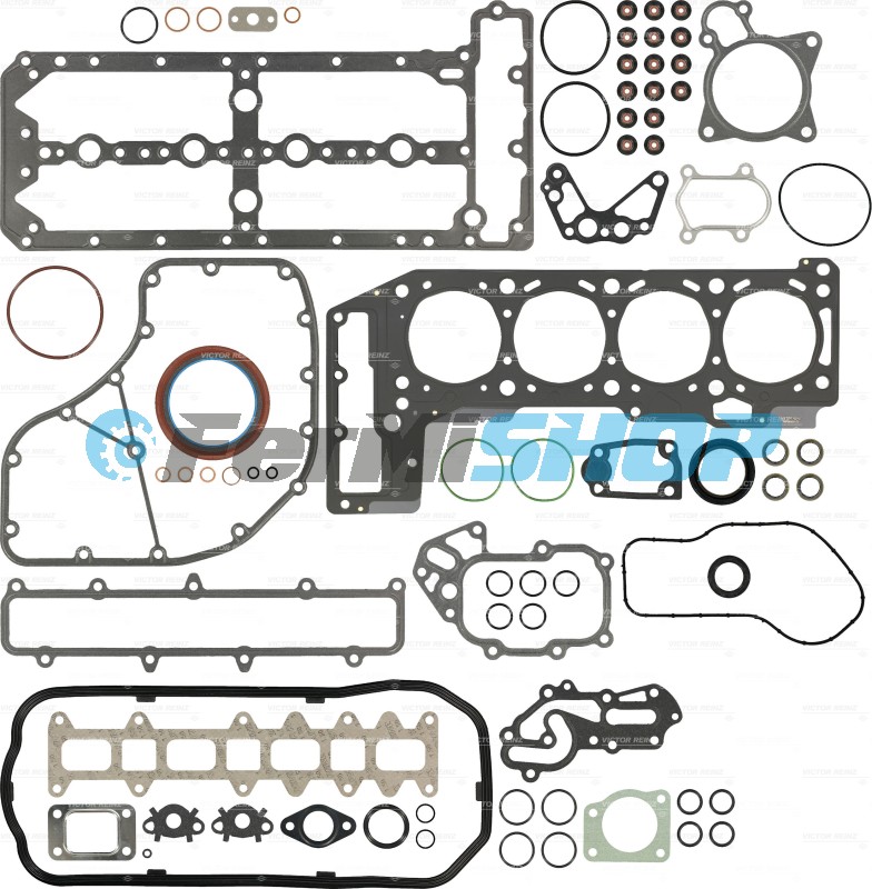 T893100 sada tesnenia motora Iveco Daily E4 3,0 mot. F1C, Fiat Ducato