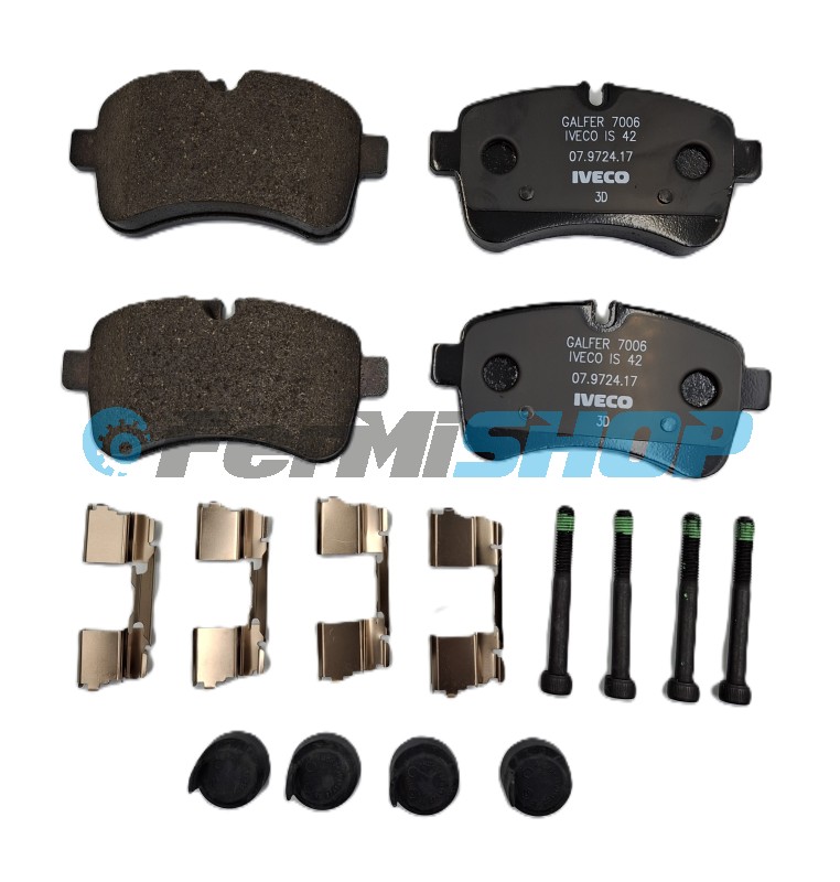 42579528 doštičky brzdové zadné Iveco Daily 2019- 35C 