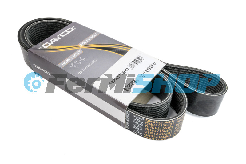 10PK1715HD remeň drážkový - kompresora klimatizácie Iveco Bus Arway, Crossway, Magelys