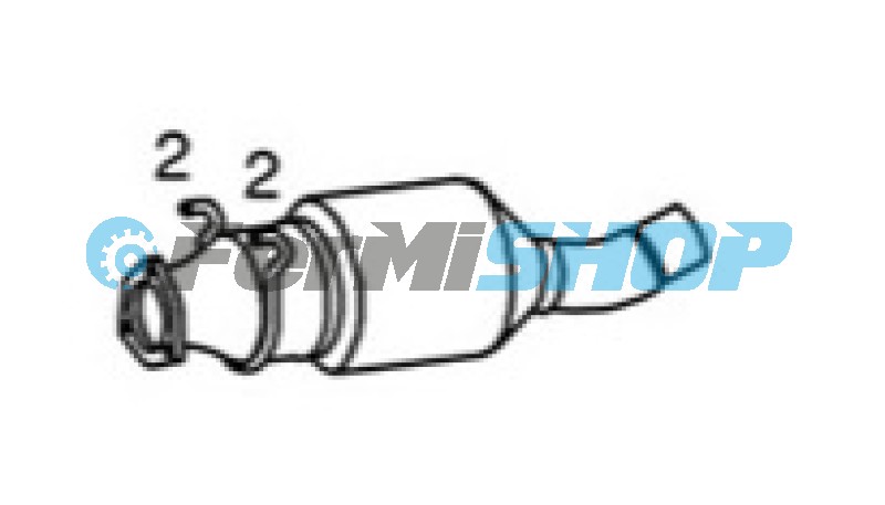 504141541-AS katalyzátor - filter pevných častíc Iveco Daily 2006- Euro4 - ALCOM