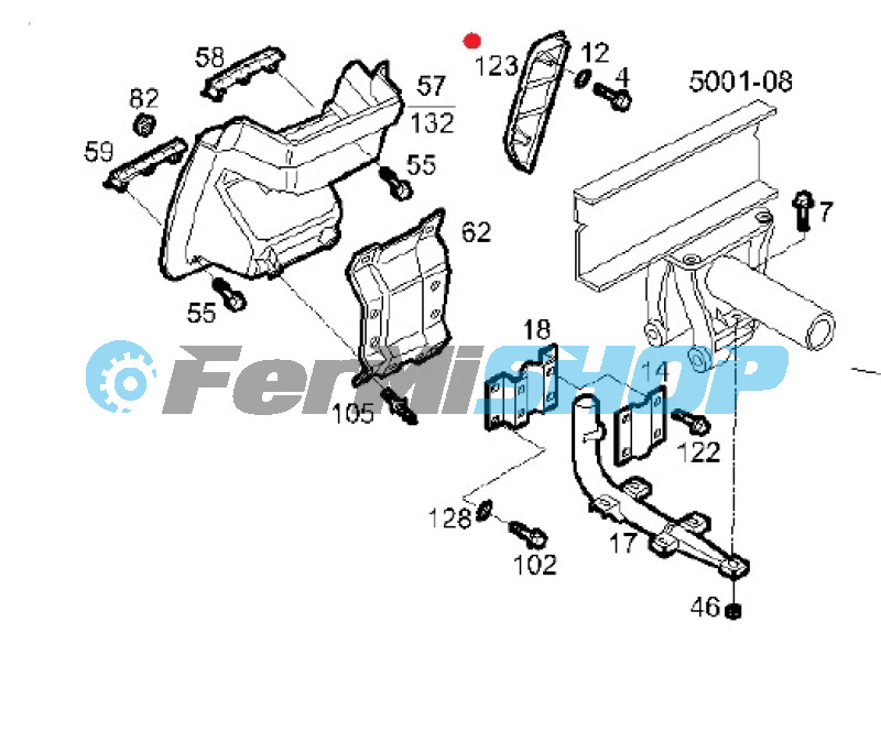 504218162 kryt spodnej pravej stupačky /pneu balony/ Iveco Stralis