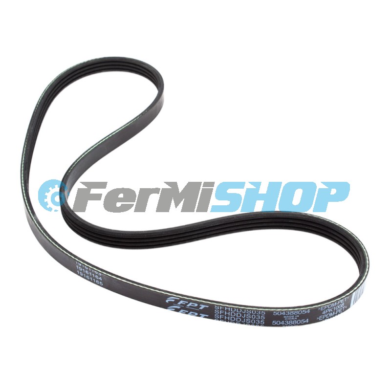 504388054 remeň drážkový 4PK1008 vodného čerpadla Iveco Arway, Crossway, Magelys E6 Cursor 9 mot. F2