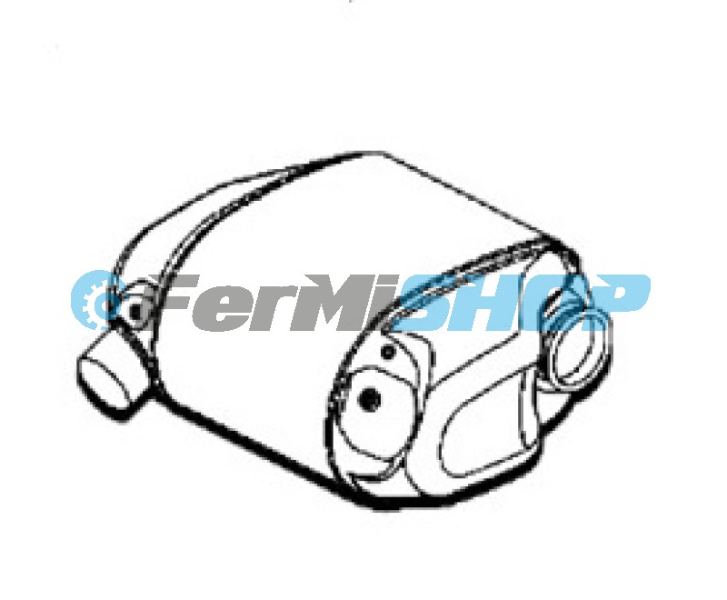 510.7133 tlmič výfuku - katalyzátor Iveco Stralis, Trakker E4-E5 mot. F2BE3681