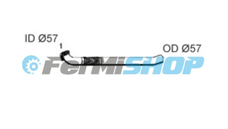 5101198   trubka výfuku prvý diel Iveco Daily 2000-