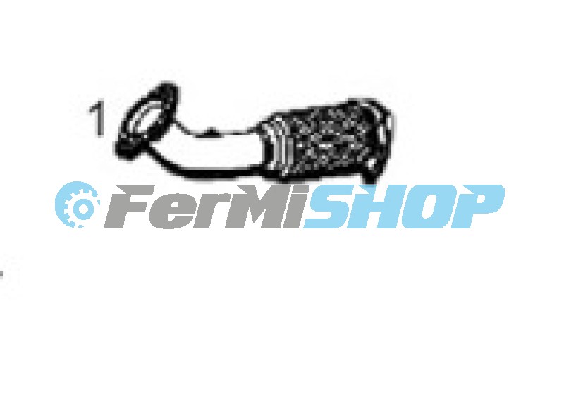 5101213 trubka výfuku - medzi turbom a katalyzátorom Iveco Daily 2006-