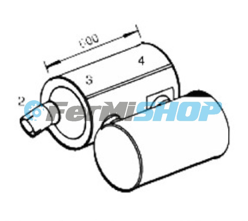 5107115 tlmič výfuku Iveco Trakker