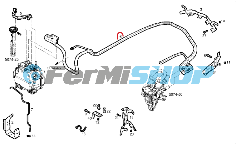 5802451653 hadica AD Blue Iveco S-Way
