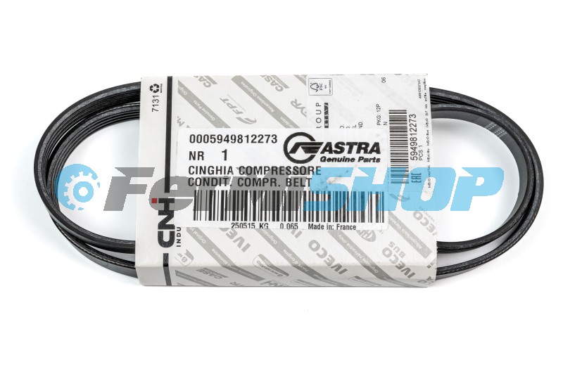 5949812273 remeň klimatizácie Iveco Astra 