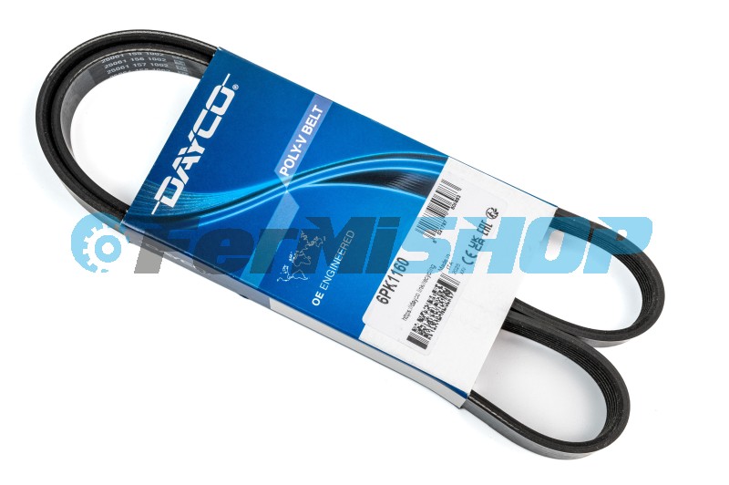 6PK1160 remeň klinový na alternátor Fiat Ducato 3.0 mot. F1C, Peugeot Boxer, Citroen Jumper HDI