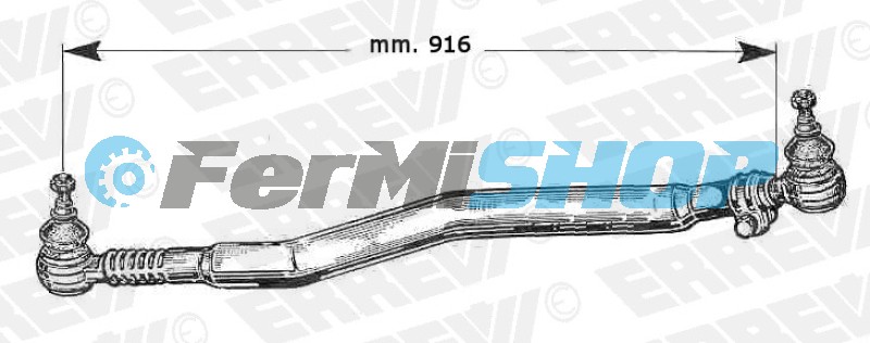 712758 spojovačka krátka Iveco Eurocargo 4x4 95E-150E 