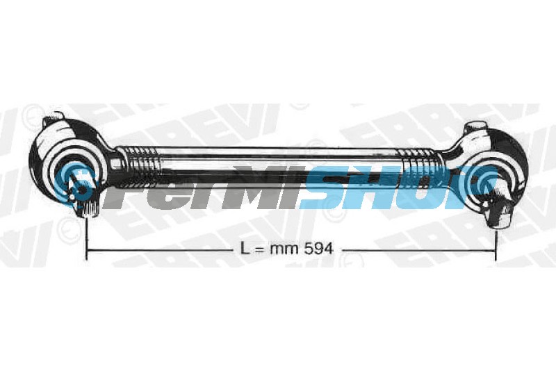 712951 tyč vzperná zadnej nápravy Iveco Eurocargo, Stralis, Eurotech, Eurostar