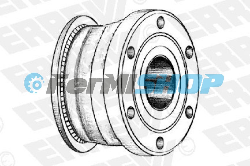 713363 náboj kola predný s krúžkom ABS Iveco Daily 35C, 50C