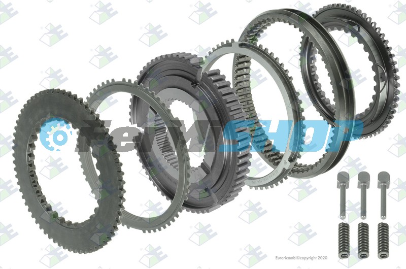 95534452 synchrón komplet na 1/2 rýchlosť prevodovky ZF ECOSPLIT 16S151, 16S181, 16S221 