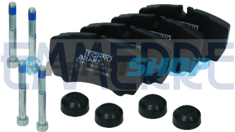 960911E3 doštičky brzdové zadné Iveco Daily