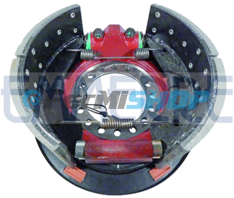 963456 štít brzdy pravý /komplet/  Iveco Eurostar, Eurotech, Trakker ROCKWELL 410x180