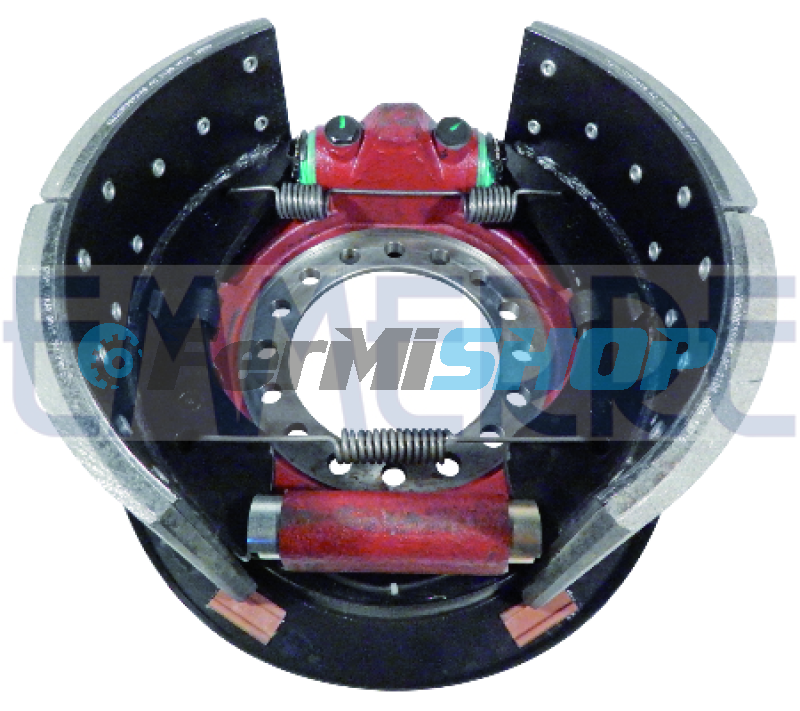 963552 štít brzdy 410x200 pravý /komplet/  Iveco Eurostar, Eurotech, Trakker ROCKWELL