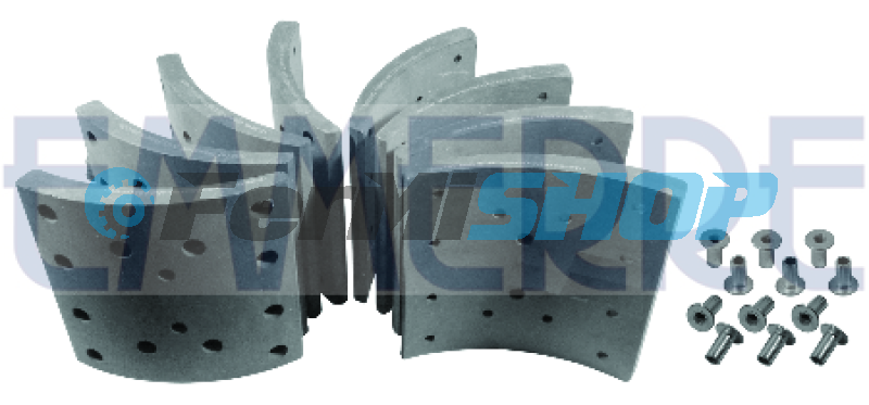AS5010 obloženie brzdové zadné Iveco Trakker, Eurostar, Eurotech /základ/
