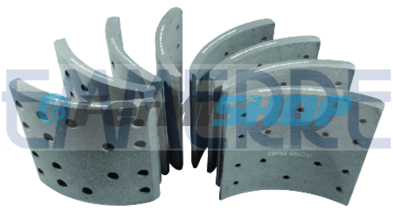 AS5023 obloženie brzdové zadné Iveco Stralis,  Eurostar, Eurotech, Trakker  PERROT 410x200