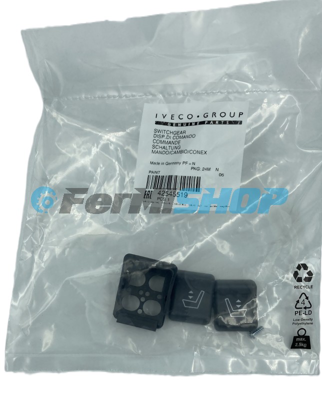 42545519 tlačidlo nastavenia výšky sedadla vodiča Iveco Eurocargo