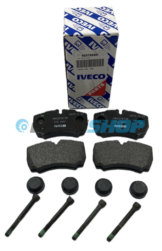 503612295 doštičky brzdové zadné Iveco Daily