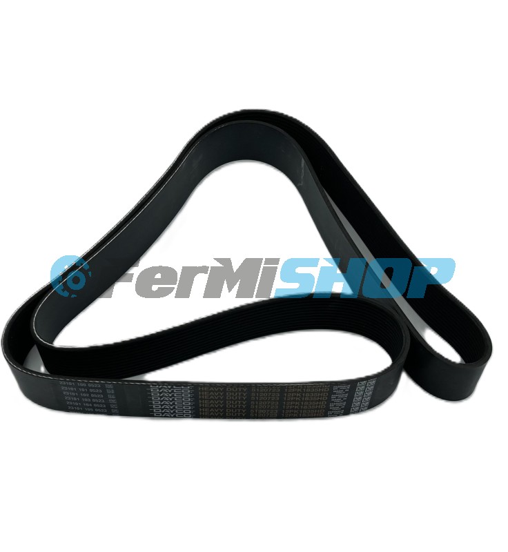 12PK1835HD remeň drážkový Iveco Stralis, Eurotech, Eurostar, Trakker mot. F3B Cursor 13