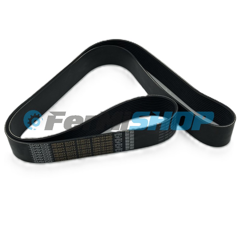 12PK1814HD remeň drážkový Iveco Stralis, Eurotech, Eurostar, Trakker mot. F3A Cursor 10
