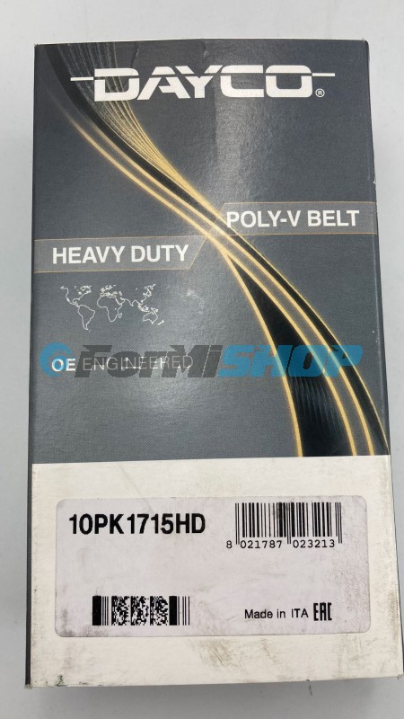 10PK1715HD remeň drážkový - kompresora klimatizácie Iveco Bus Arway, Crossway, Magelys