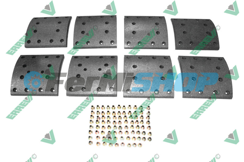 K16010 obloženie brzdové zadné Iveco Trakker, Eurostar, Eurotech /základ/  