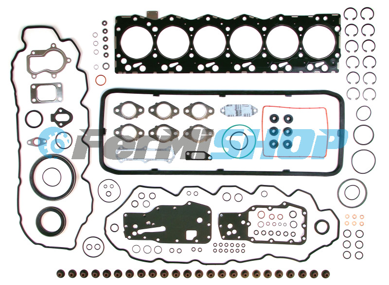 38600.08 tesnenie motora komplet Iveco Tector 6 valec mot. F4AE3681, F4AE3682
