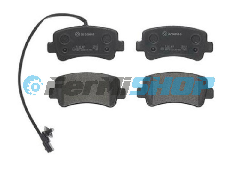 95521679-N doštičky brzdové zadné RVI Master, Movano