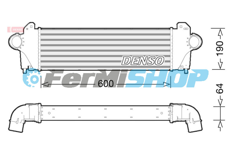 DIT12005 intercooler  Iveco Daily 2012-